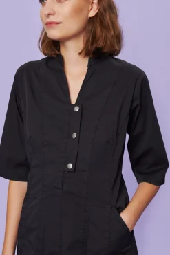 Senmei kjole med knapper