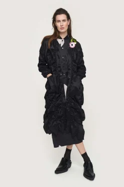 Sequin flower broche