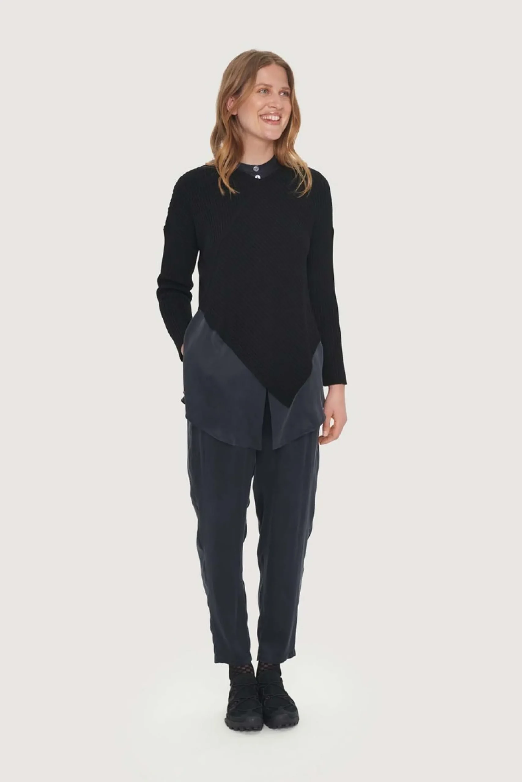 Shiruku lang skjorte