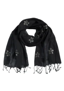 Silver lotus tørklæde