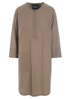 Vellum voile skjorte med lynlås