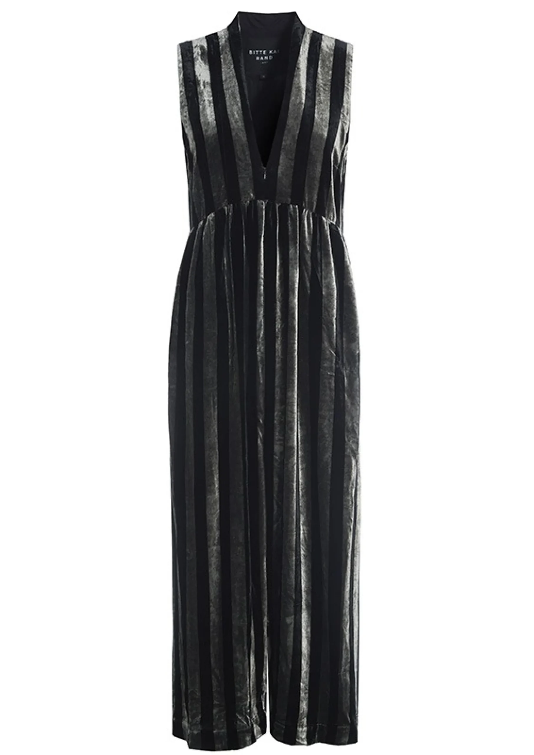 Velvet stripe buksedragt