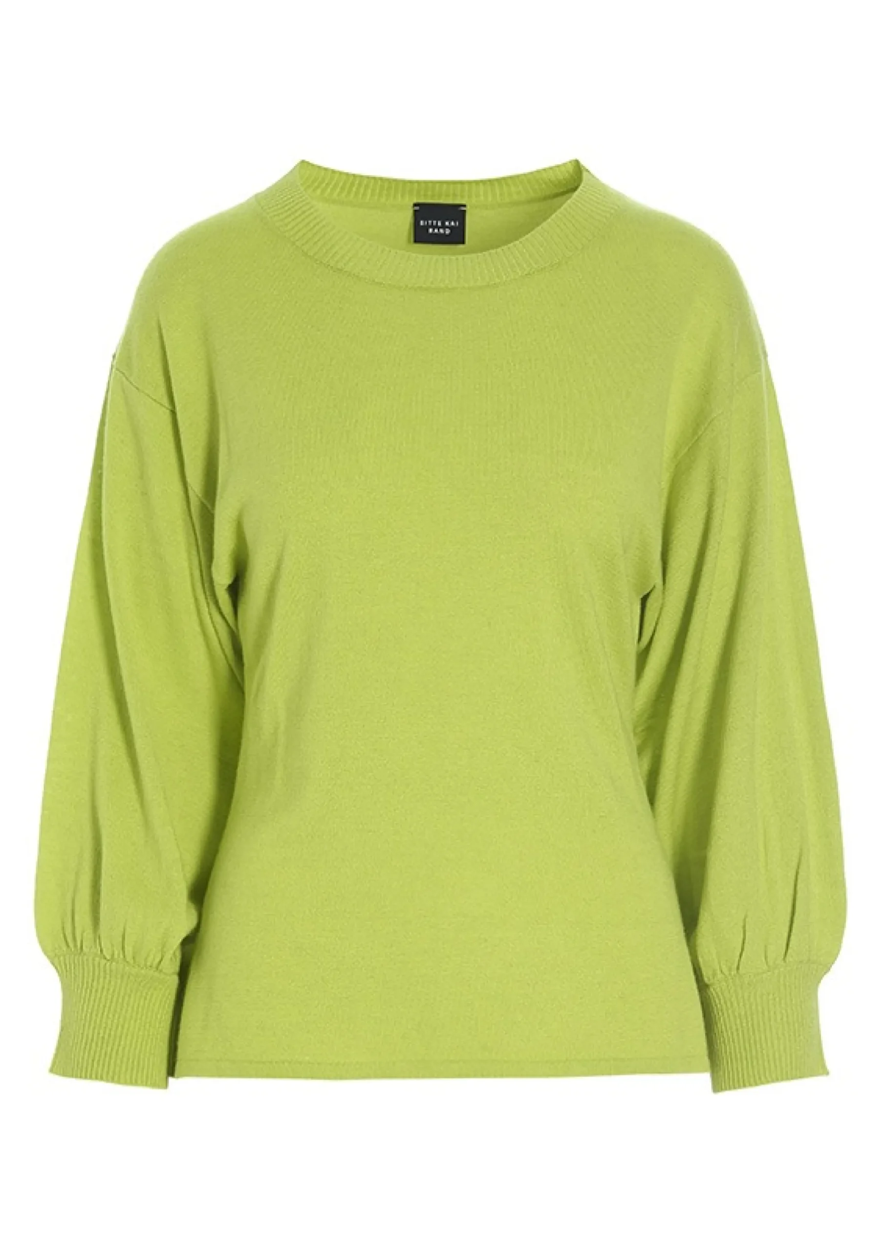 Wakasu wool blend bluse med 3/4 ærme