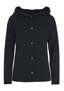 Wakasu wool blend hættebluse